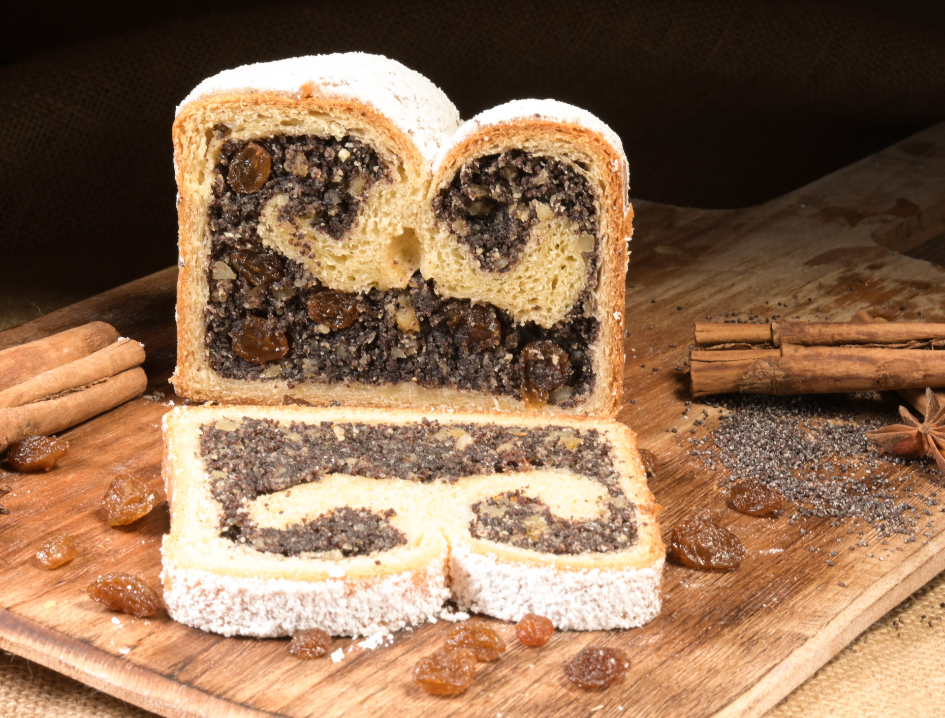 Mohnstollen mit Sultaninen Rezepte Mohnstollen mit Sultaninen Rezepte