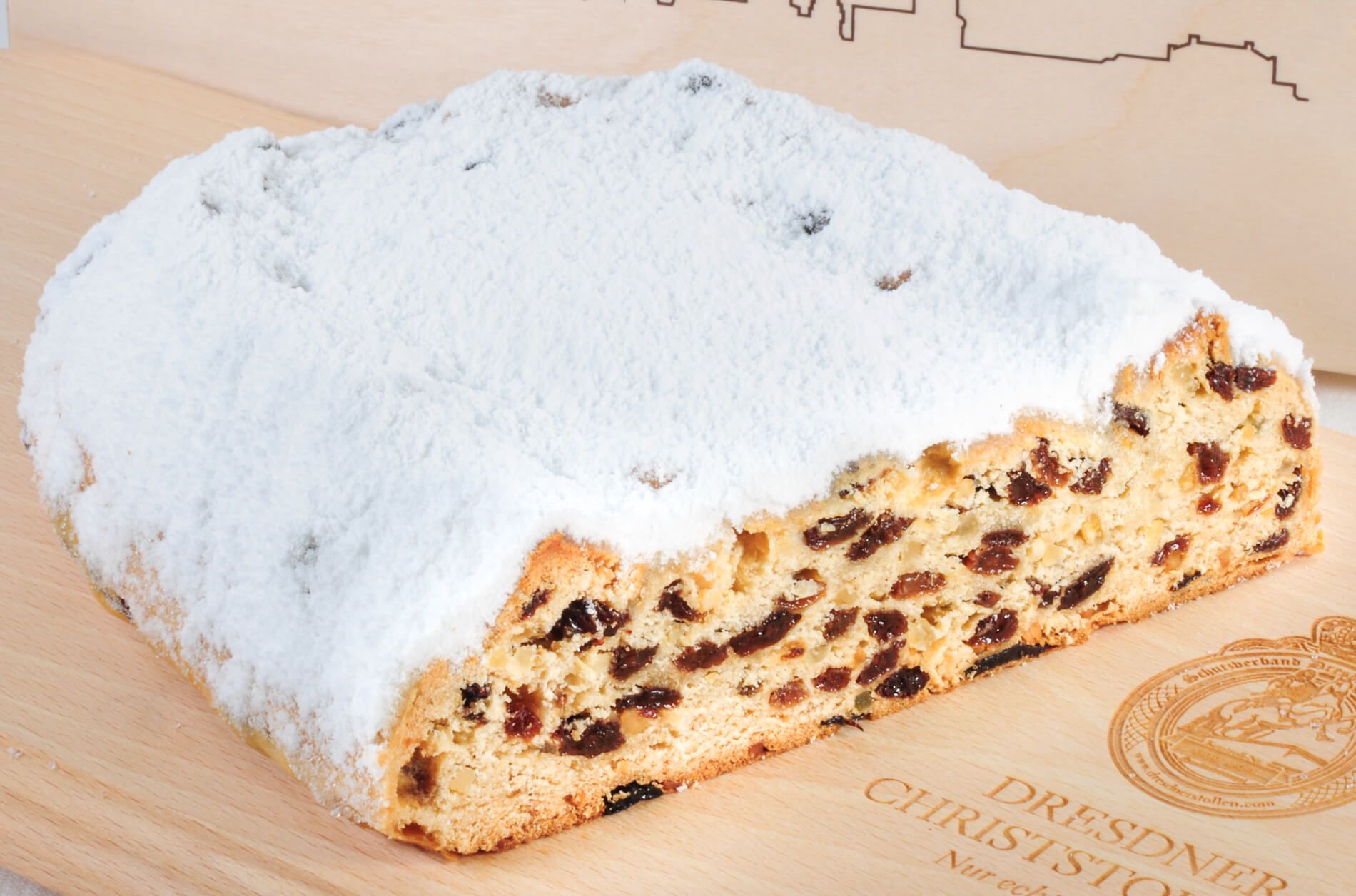 Dresdner Stollen 1,0kg Schmuckdose